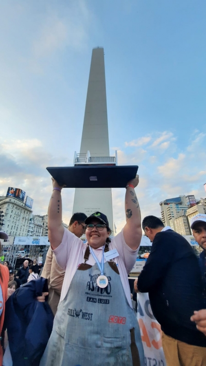 Una campeona de la parrilla...y es puntana!