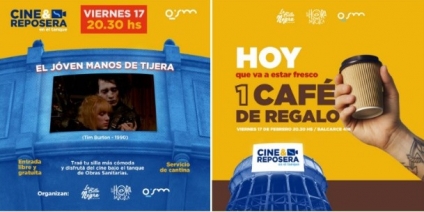 El Jóven Manos de Tijera, en el ciclo Cine & Reposera en el Tanque